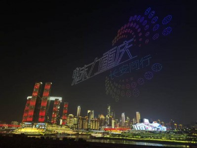 5000架无人机点亮山城!“魅力重庆”无人机灯光秀常态化展演首秀