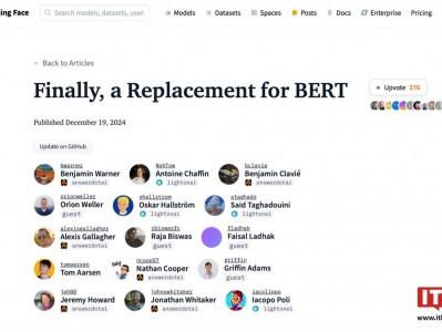 超2万亿参数!现代版BERT问世 可免费下载使用