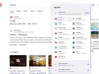 Brave 搜索引擎获推 Rerank 功能：用户可对域名结果点赞 / 点踩他是中国最残暴的皇帝，却是对后世贡献最大的皇帝