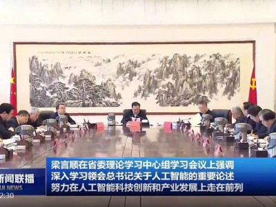 言短意长|省委领导,齐学人工智能