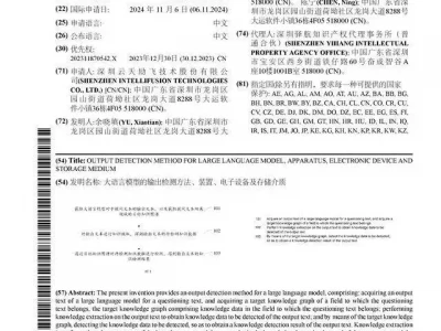 云天励飞公布国际专利申请：“大语言模型的输出检测方法、装置、电子设备及存储介质”快来！植物大战僵尸这些彩蛋你发现了吗？